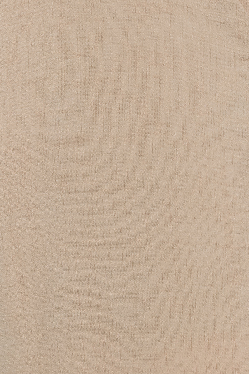 Textured Culottes w Hem Detailing In Sand