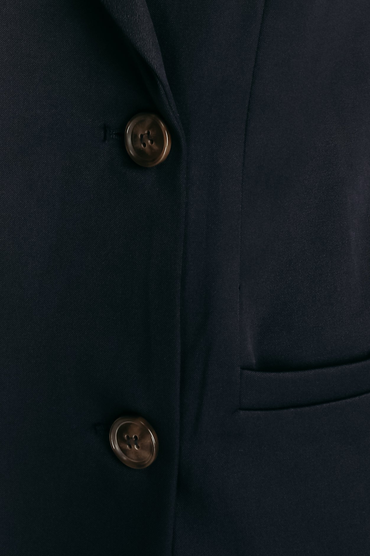 Vest Outerwear In Navy Blue