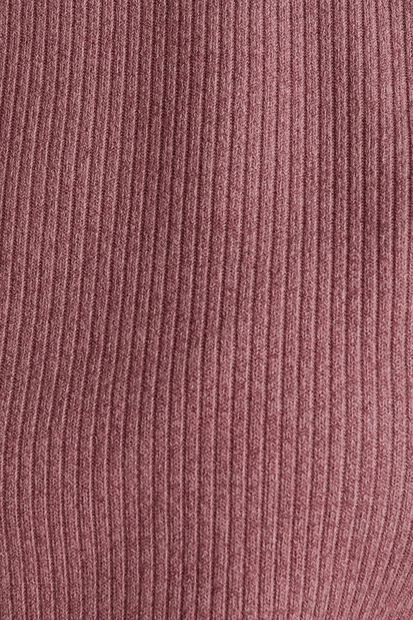 Classic Knitted Top In Pink
