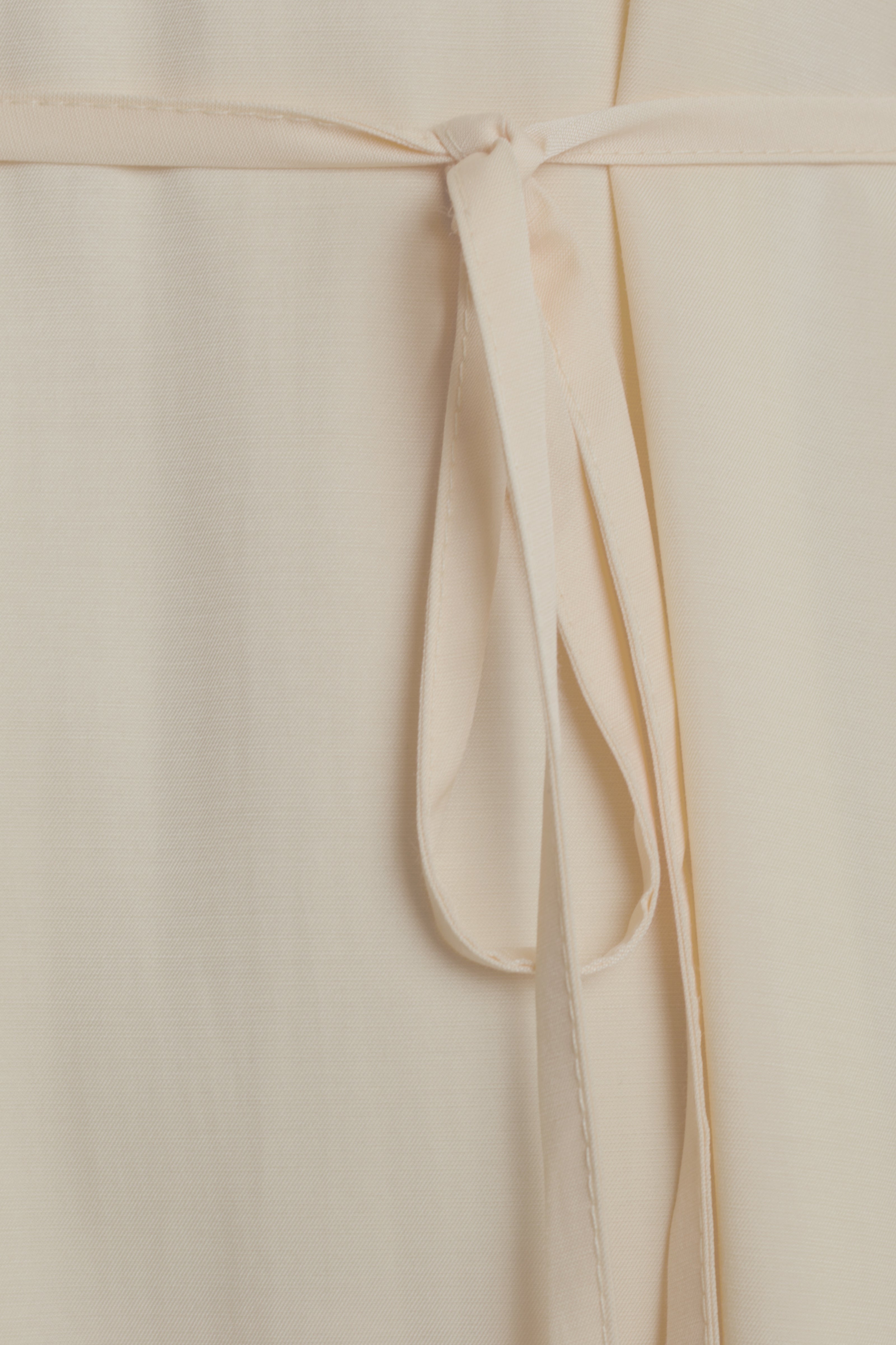 Cotton Blend Tiered Maxi Dress in Cream
