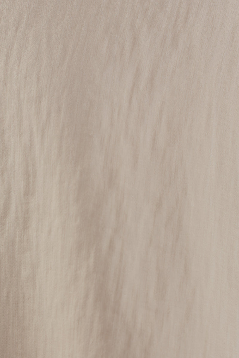V Neck Flared Top in Ecru
