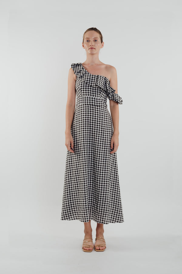 Toga Gingham Maxi Dress