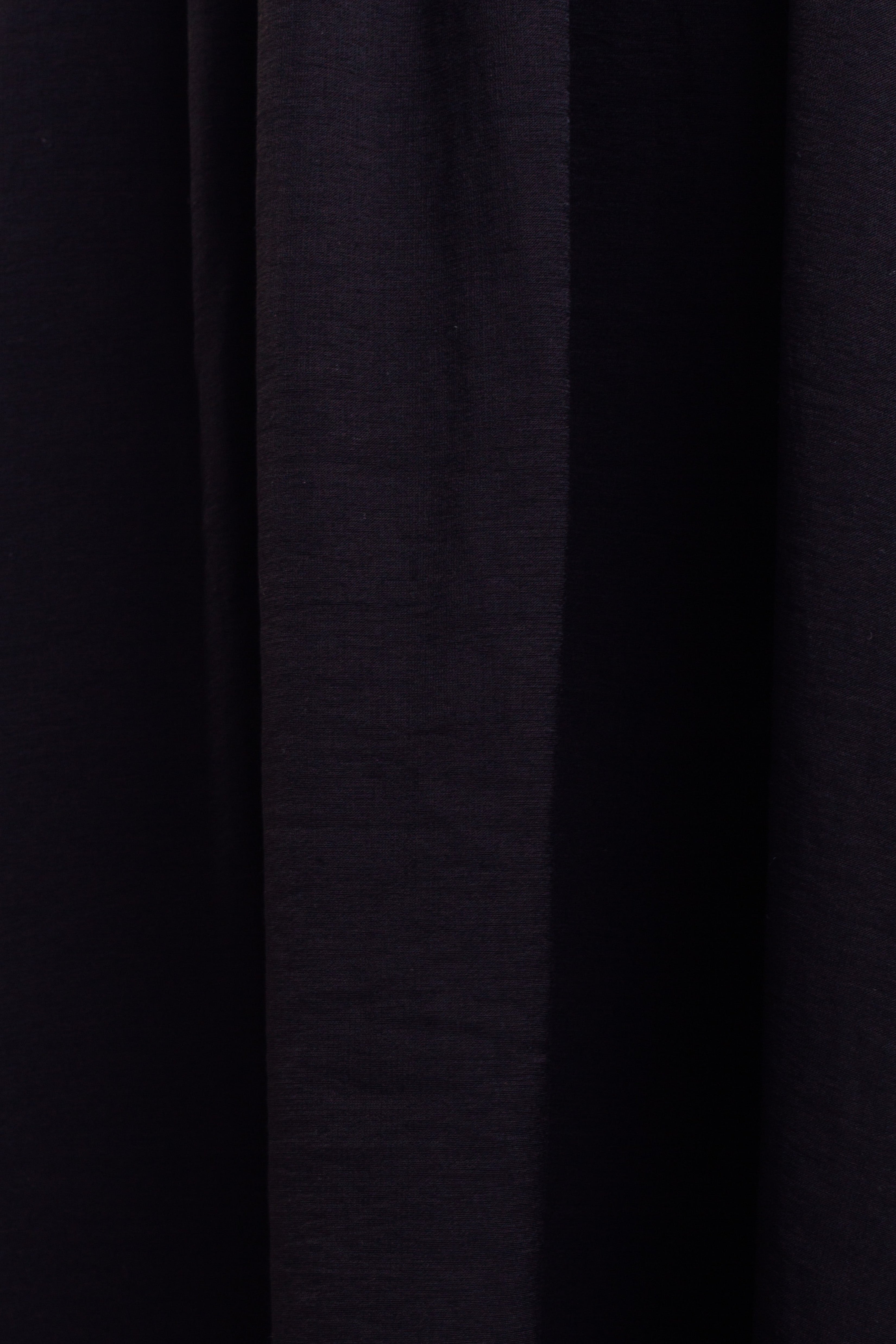 Box Pleated Midi Dress in Black