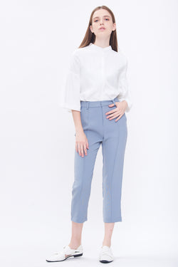 Bell Sleeve Shirt In White